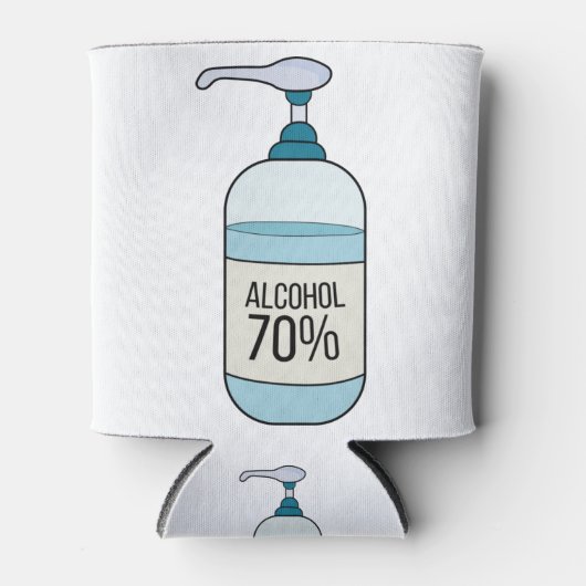 Handseilgel mit 70% Alkohol Dosenkühler (Vorderseite)
