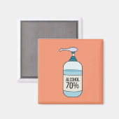 Handseilgel mit 70% Alkohol Magnet (Vorderseite/Rückseite)