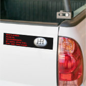 Handsenden-Verzicht Autoaufkleber (Auf Lkw)