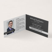 Handshake, Firmenlogo/Foto, Business & Finance Visitenkarten (Innenseite)