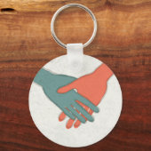 Handshake Schlüsselanhänger (Vorderseite)