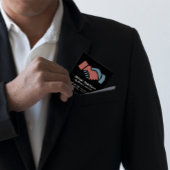 Handshake-Symbol | Unternehmensberater Quadratische Visitenkarte