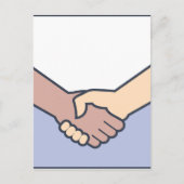 Handshake Vector Postkarte (Vorderseite)