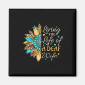 Handsignsprache Leben eines stolzen Toten Magnet (Vorne)