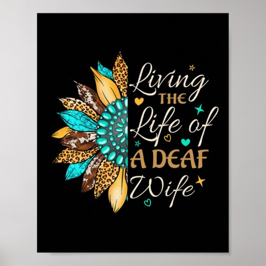 Handsignsprache Leben eines stolzen Toten Poster (Vorne)