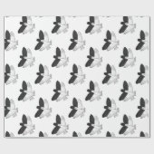 Handsilhouette Adler Geschenkpapier (Flach)