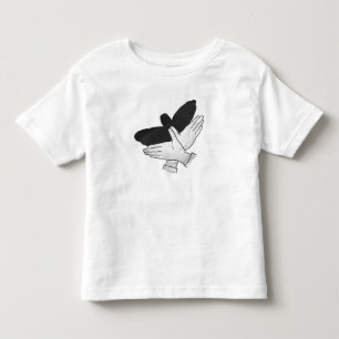 Handsilhouette Adler Kleinkind T-shirt