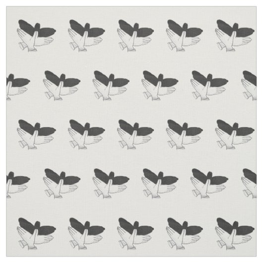 Handsilhouette Adler Stoff (Muster)