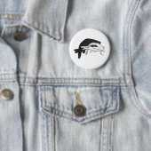 Handsilhouette Ameisenbär Button (Beispiel)