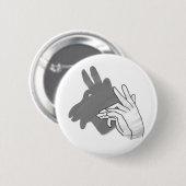 Handsilhouette Billy Ziegen Grau Button (Vorne & Hinten)