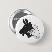 Handsilhouette Billy Ziegenbock Button (Vorne & Hinten)
