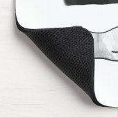 Handsilhouette Ente Mousepad (Ecke)