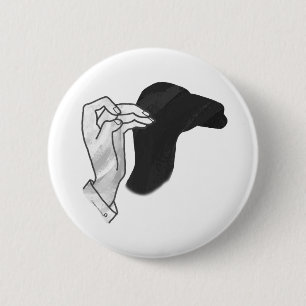 Handsilhouette Kamel Button