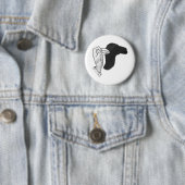 Handsilhouette Kamel Button (Beispiel)
