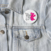 HandSilhouette-Kaninchen-Rosa Button (Beispiel)