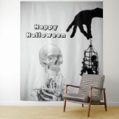 Handskeleton Halloween Background Wandteppich (Beispiel)