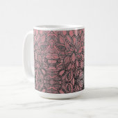 Handskizze Design Personalisierte Kaffee-Tasse Kaffeetasse (Vorderseite Links)