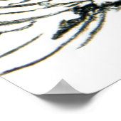 Handskizze Große Welle von Kanagawa Poster (Ecke)