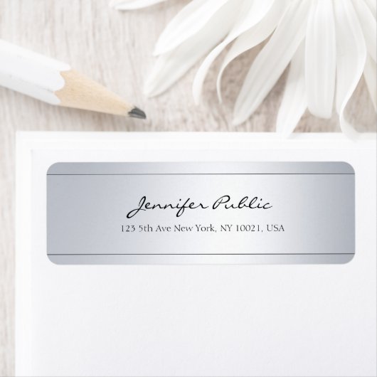 Handskriptsilber Elegante Kalligraphie Trendy (Insitu)