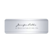 Handskriptsilber Elegante Kalligraphie Trendy (Vorne)