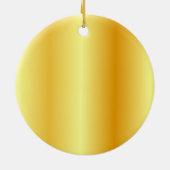 Handskriptvorlagen-Imitate Gold-Metallic-Look Keramik Ornament (Hinten)