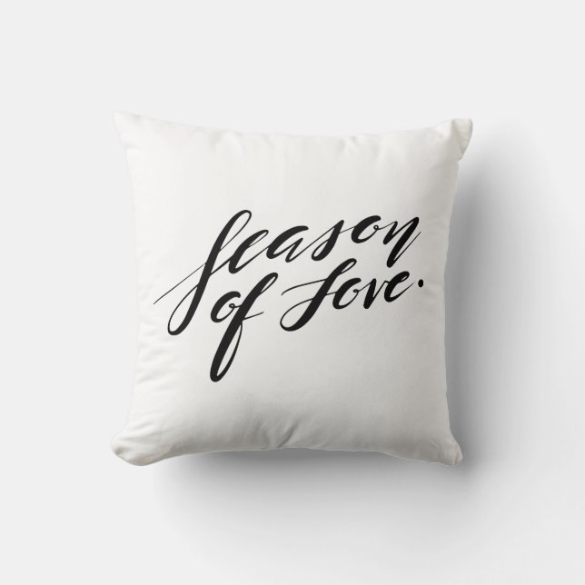 Handskriptzeit der Liebe Pillow Kissen (Vorderseite)