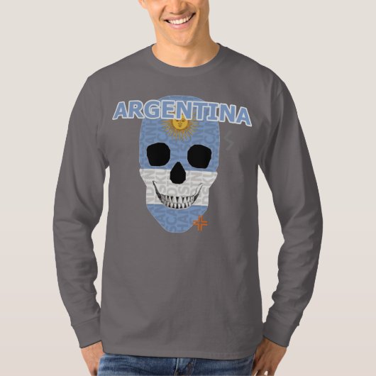 HANDSKULL Argentina Long Sleeve T - Shirt B2 (Vorderseite)