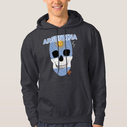 HANDSKULL Argentiniens Hooded Sweatshirt B2 (Vorderseite)
