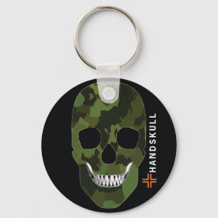 HANDSKULL-Armee, glücklicher Schädel, Armeeflagge Schlüsselanhänger