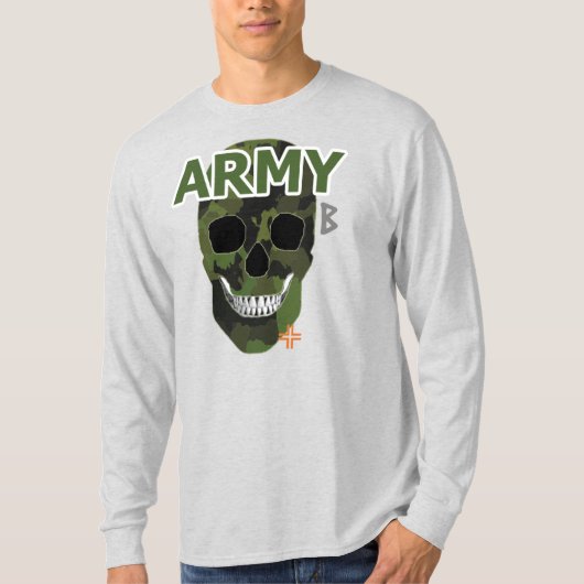 HANDSKULL Army Long Sleeve T - Shirt B2 (Vorderseite)