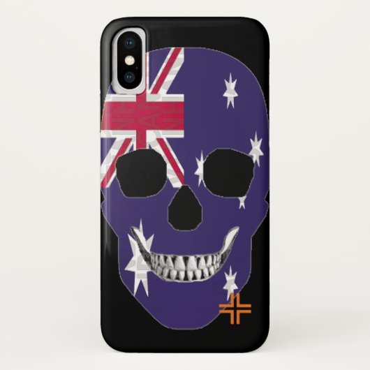HANDSKULL Australia Case iPhone X B2 (Rückseite)