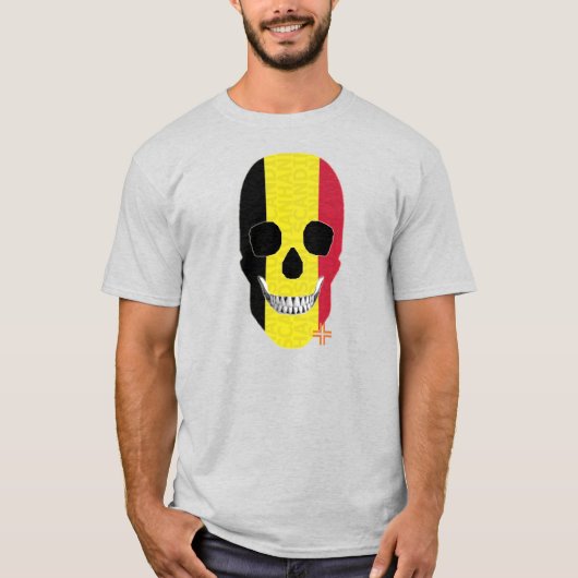 HANDSKULL Belgien T - Shirt Basic B2 (Vorderseite)
