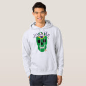 HANDSKULL Brasilien Hooded Sweatshirt B2 (Vorne ganz)