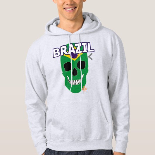 HANDSKULL Brasilien Hooded Sweatshirt B2 (Vorderseite)