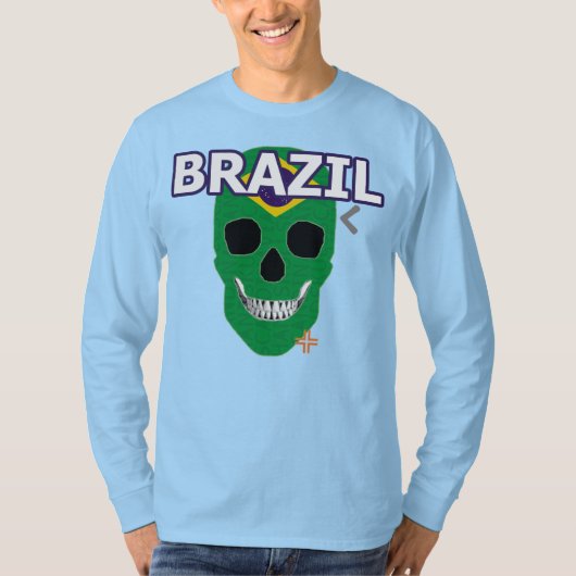 HANDSKULL Brasilien Long Sleeve T - Shirt B2 (Vorderseite)