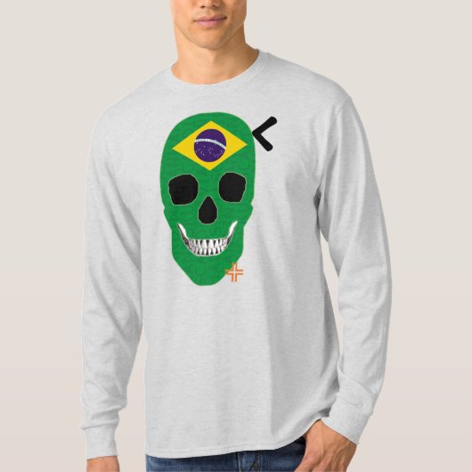 HANDSKULL Brasilien Long Sleeve T - Shirt B2 (Vorderseite)