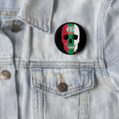 HANDSKULL Bulgarien Runder Abzeichen schwarz B2 Button (Beispiel)