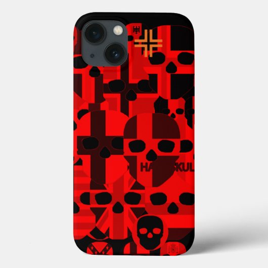 HANDSKULL Cerebro Red iPad selten gibt Case Mate (Rückseite)