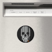 HANDSKULL Codebar runder Magnet B2 (In Situ (Geschirrspüler))