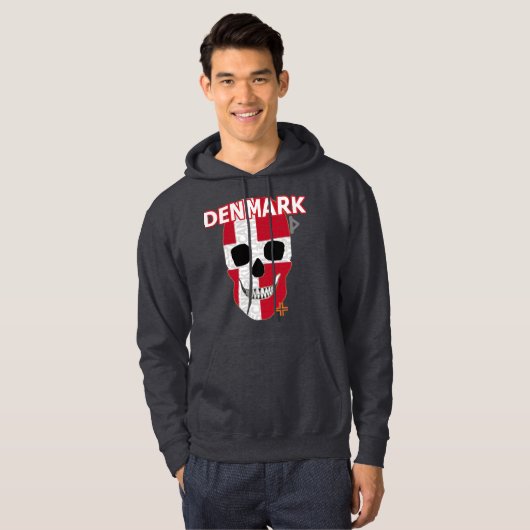 HANDSKULL Dänemark Hooded Sweatshirt B2 (Vorne ganz)