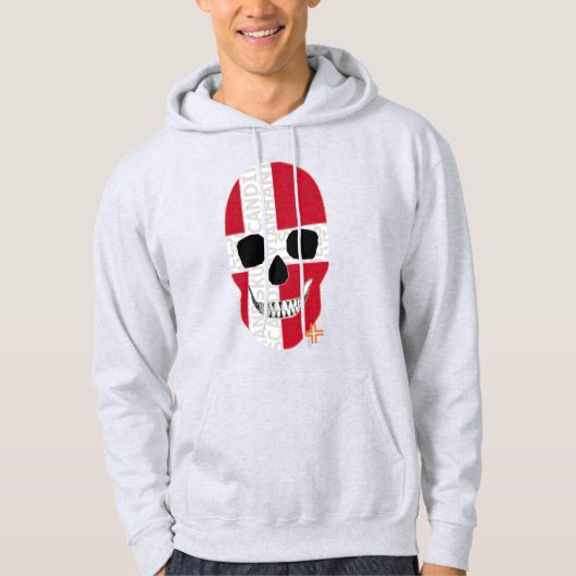 HANDSKULL Dänemark Hooded Sweatshirt B2 (Vorderseite)