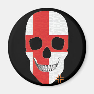 HANDSKULL England Rundmagnet B2 Magnet