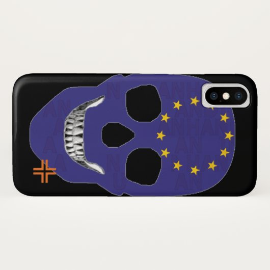 HANDSKULL Europe case iPhone X B2 (Rückseite (Horizontal))
