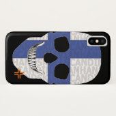 HANDSKULL Finnland Fall iPhone X B2 Case-Mate iPhone Hülle (Rückseite (Horizontal))