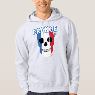 HANDSKULL Frankreich Hooded Sweatshirt B2