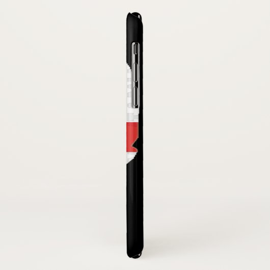 HANDSKULL Georgia Fall iPhone X B2 Case-Mate iPhone Hülle (Hinten/Links)