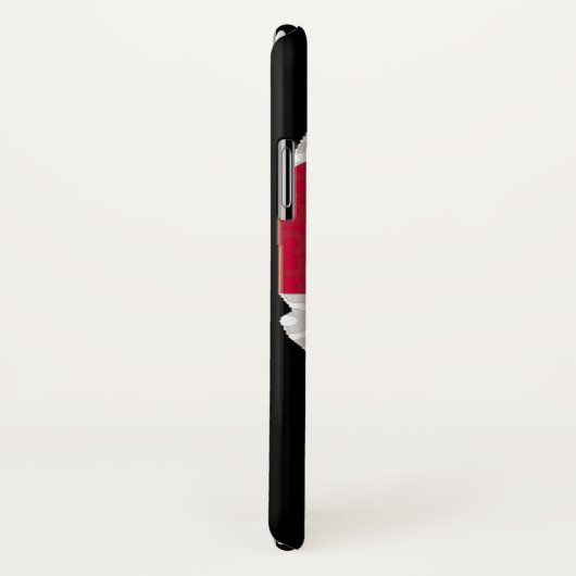 HANDSKULL Grönland Fall iPhone X B2 Case-Mate iPhone Hülle (Hinten/Rechts)