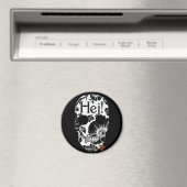 HANDSKULL Hej Rundmagnet B2 Magnet (In Situ (Geschirrspüler))