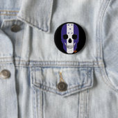 HANDSKULL Honduras Runder Abzeichen schwarz B2 Button (Beispiel)
