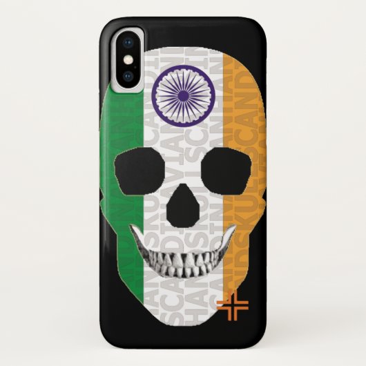 HANDSKULL India case iPhone X B2 (Rückseite)